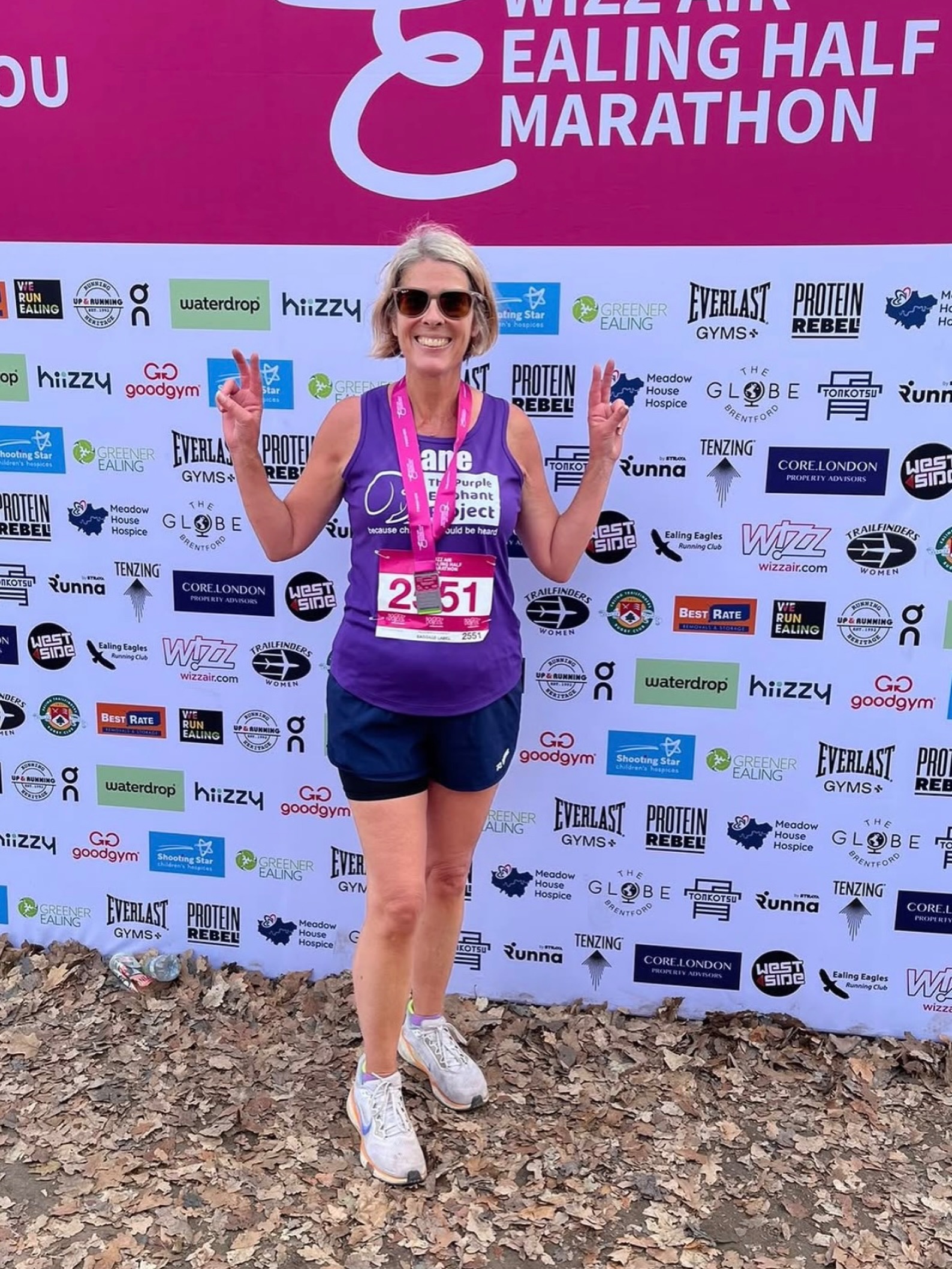 Huge congratulations to Jane, our Head of Therapy Services, for completing the Ealing Half Marathon today in aid of The Purple Elephant Project! We’re incredibly proud of you and so grateful to have you as part of our Herd Jane 💜🐘