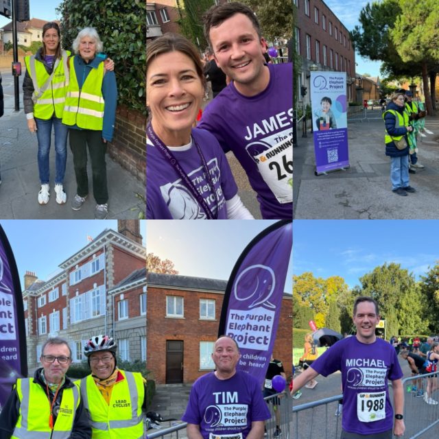 THAT’S A WRAP ON THE CABBAGE PATCH 10! 💜💜Michael, Tim and James have done it! 🎉 A sunny morning for it, although absolutely freezing! 🥶We handed out plenty of sweets to keep everyone going, and it was lovely to see our three runners cross the line this morning.A huge thank you to all three for being part of the Herd and helping spread the word about what we do. We’re so proud to have you running for us! 💜🐘#CabbagePatch10 #ThePurpleElephantProject #TeamPEP