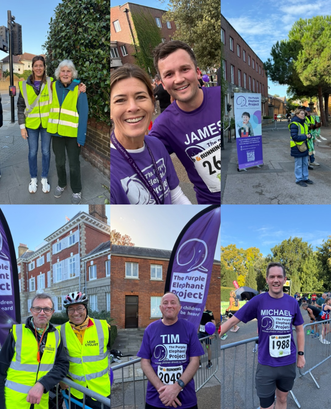 THAT’S A WRAP ON THE CABBAGE PATCH 10! 💜💜Michael, Tim and James have done it! 🎉 A sunny morning for it, although absolutely freezing! 🥶We handed out plenty of sweets to keep everyone going, and it was lovely to see our three runners cross the line this morning.A huge thank you to all three for being part of the Herd and helping spread the word about what we do. We’re so proud to have you running for us! 💜🐘#CabbagePatch10 #ThePurpleElephantProject #TeamPEP