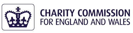 Charity Commission for England and Wales logo with a crown icon on the left and text on the right.