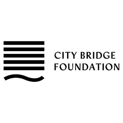 City Bridge Foundation logo featuring five horizontal black lines stacked above a curved line, with the text CITY BRIDGE FOUNDATION to the right.
